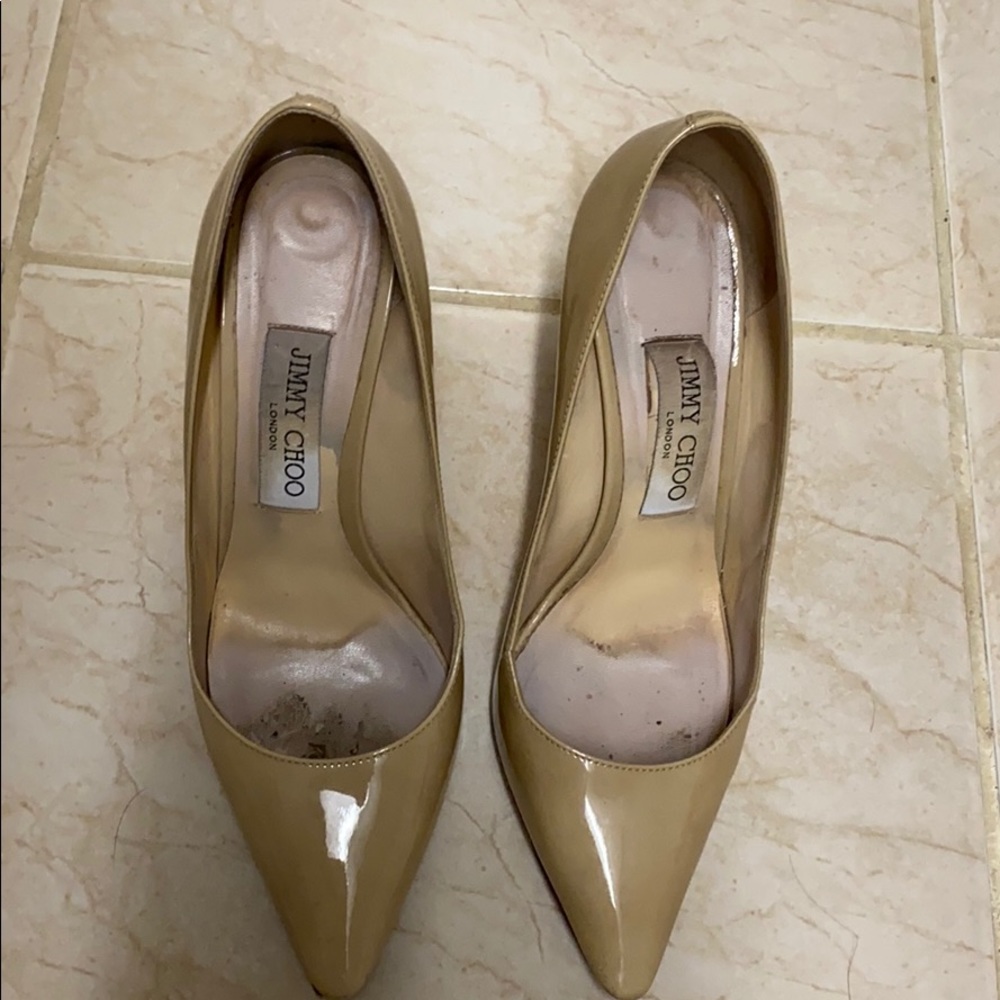 Jimmy Choo nude heels